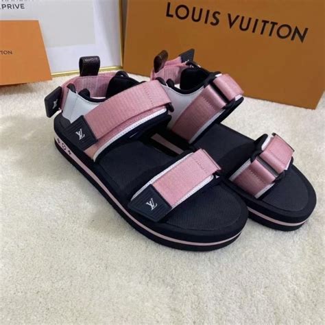 arcade flat sandal louis vuitton|louis vuitton wedge sandals.